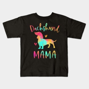 Dachshund Mama Doxie  Dog Mom Kids T-Shirt